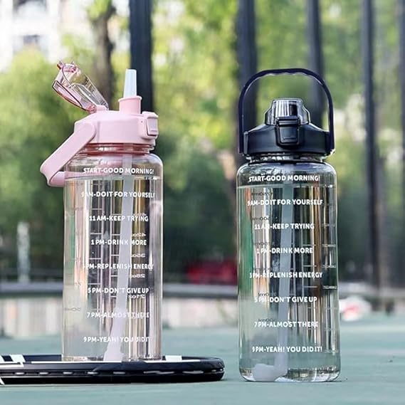 Transparent Motivational Water Bottles - Image 9