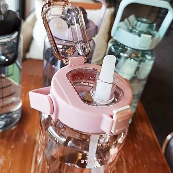 Transparent Motivational Water Bottles - Image 2