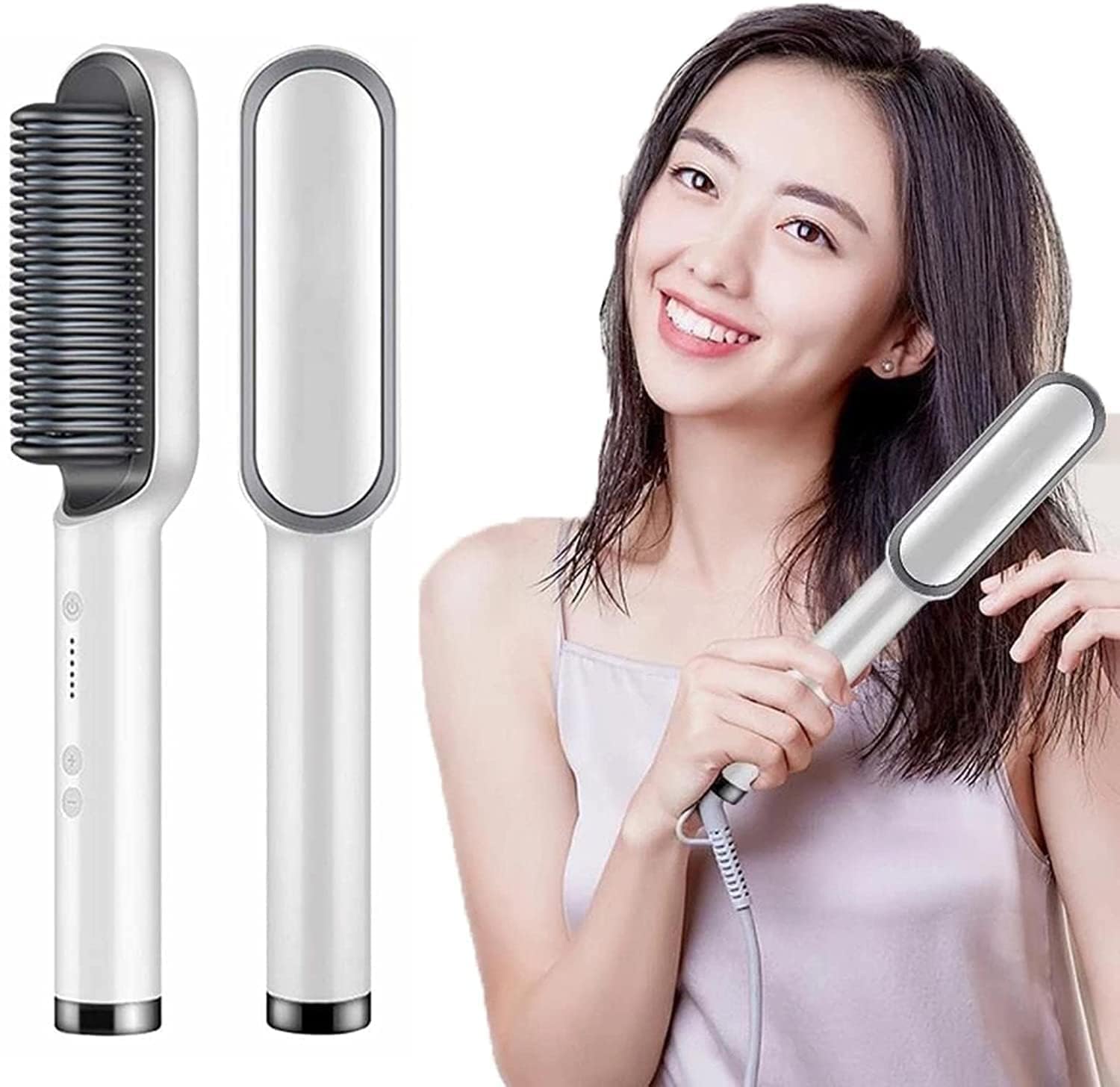 Hair Straightener Comb Brush - Image 2