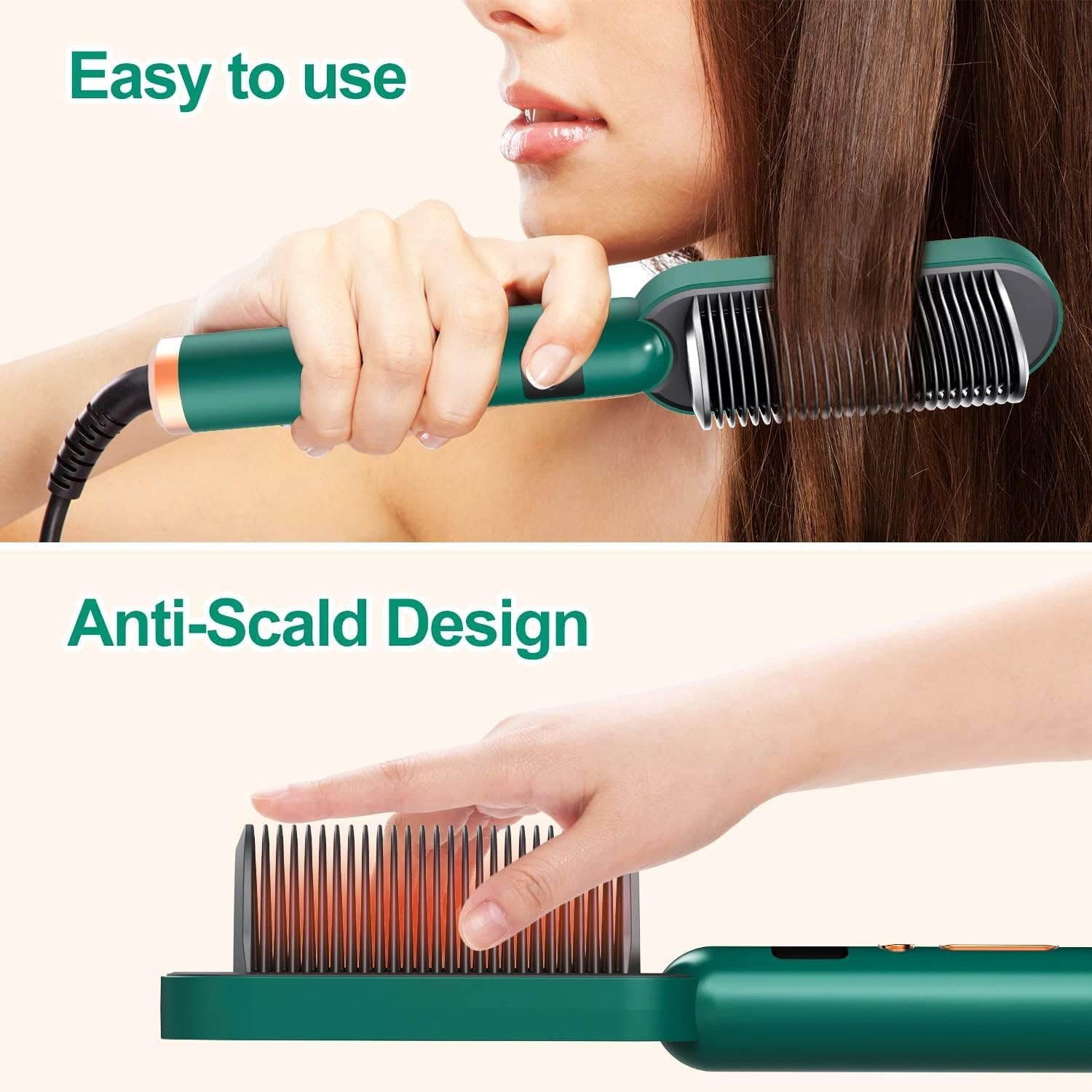 Hair Straightener Comb Brush - Image 5
