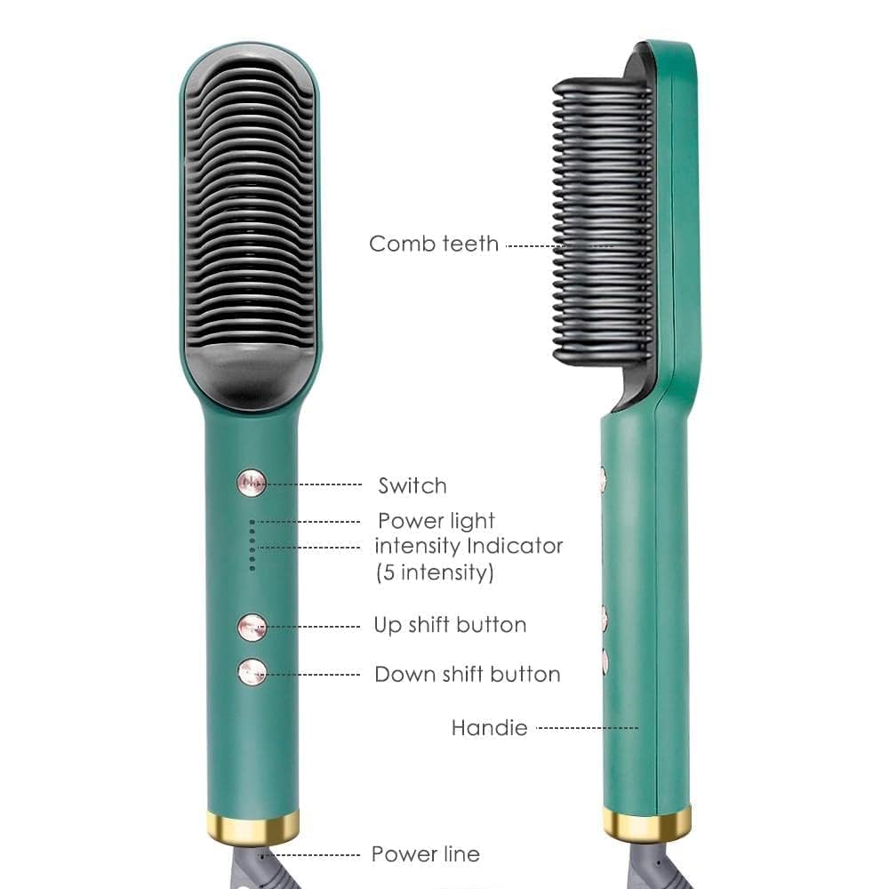 Hair Straightener Comb Brush - Image 9