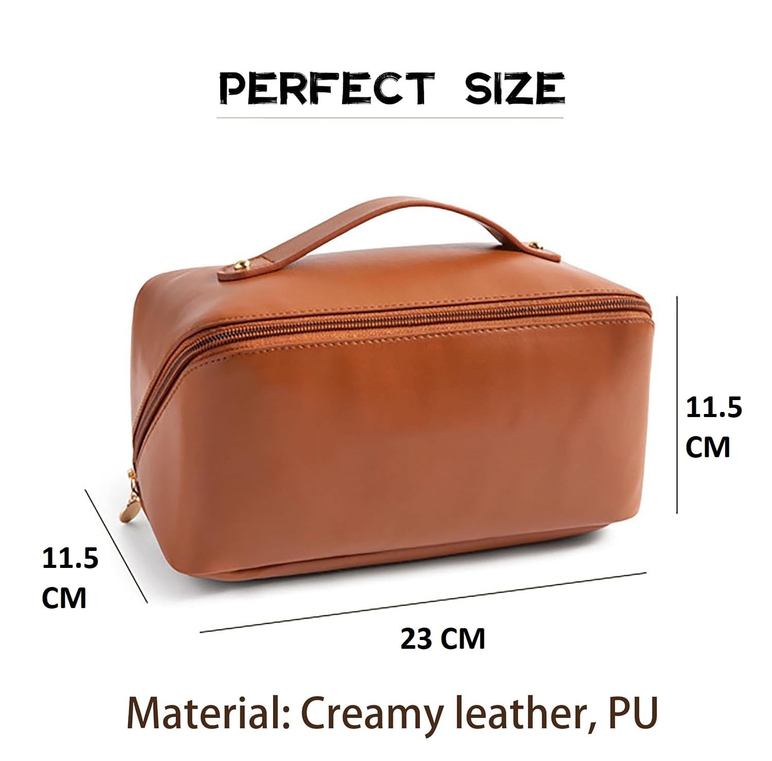 Leather Cosmetic Bag - Image 3