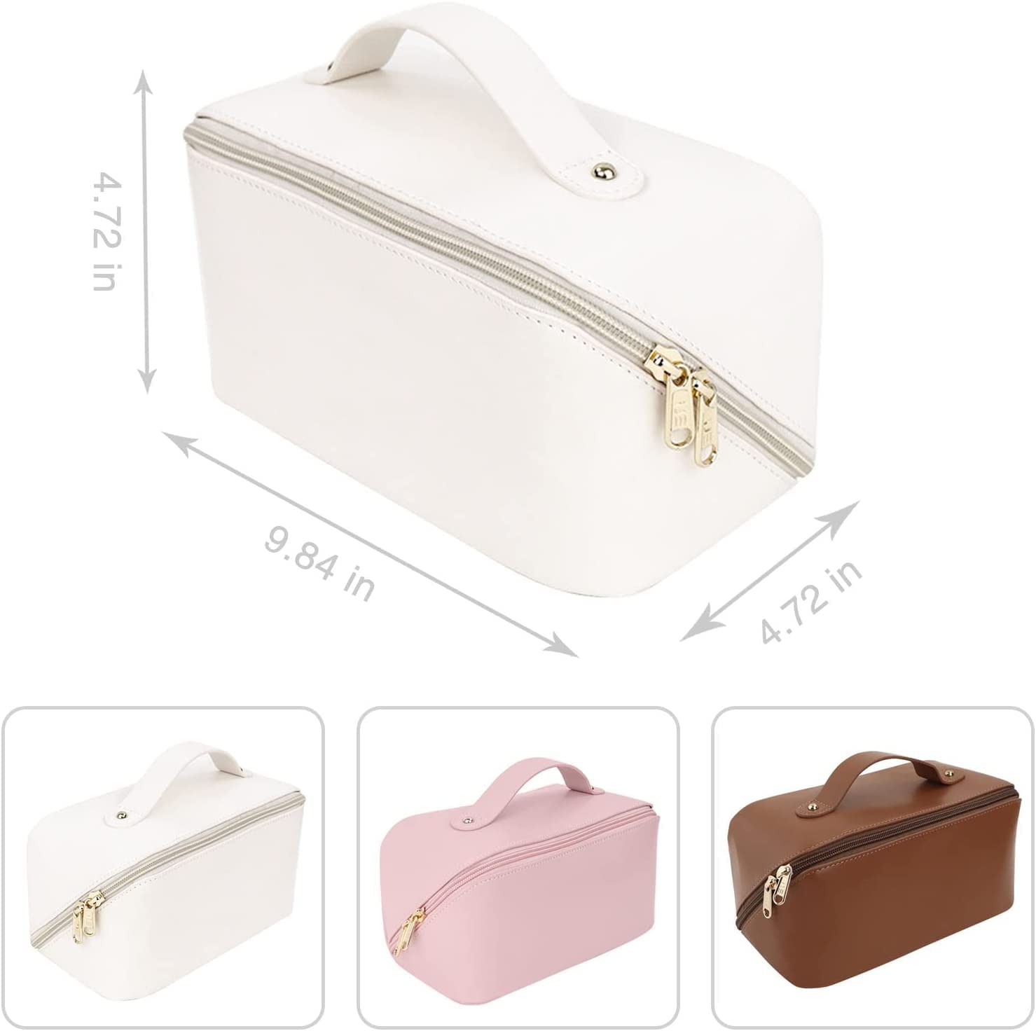 Leather Cosmetic Bag - Image 6