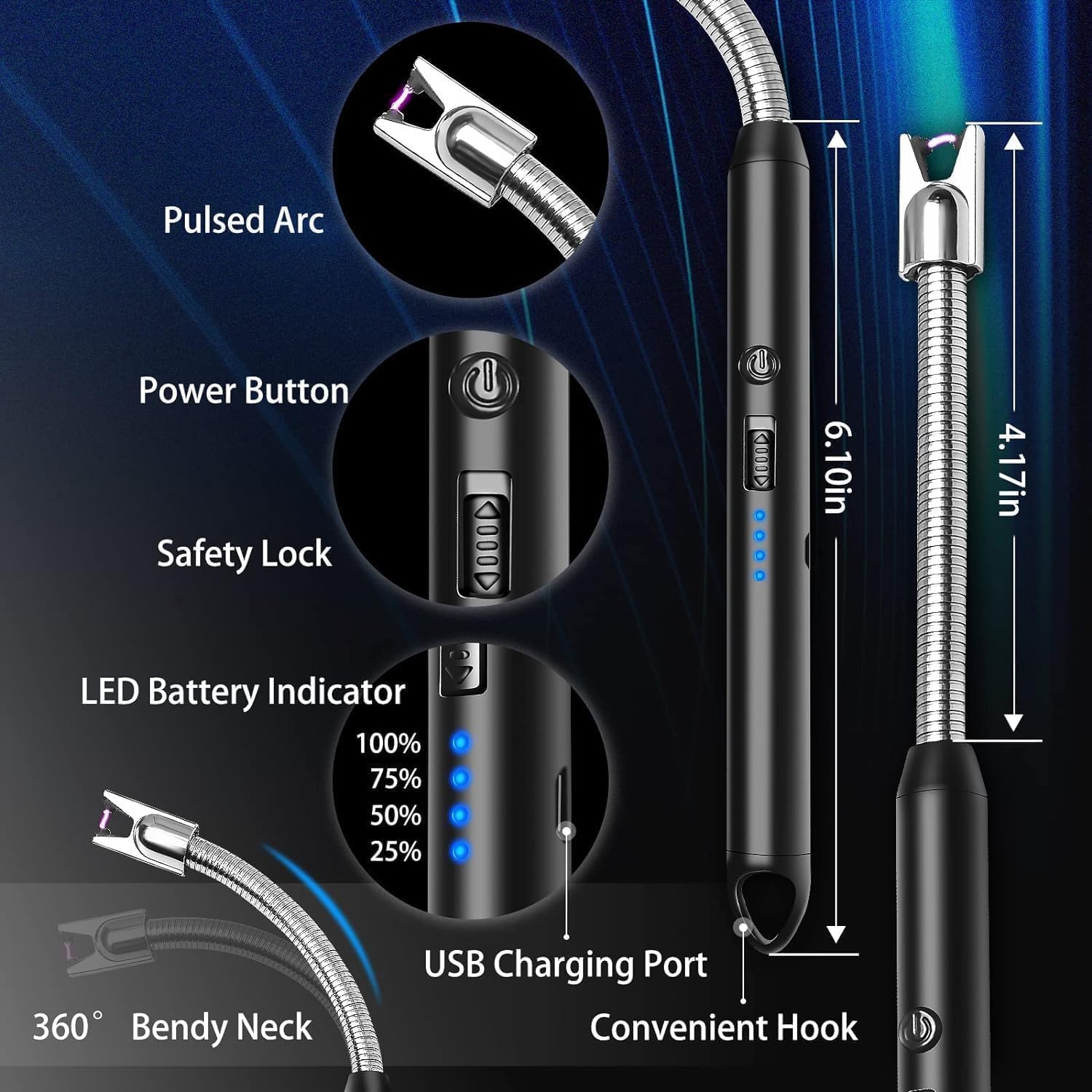 USB electric lighter rechargeable - Image 7