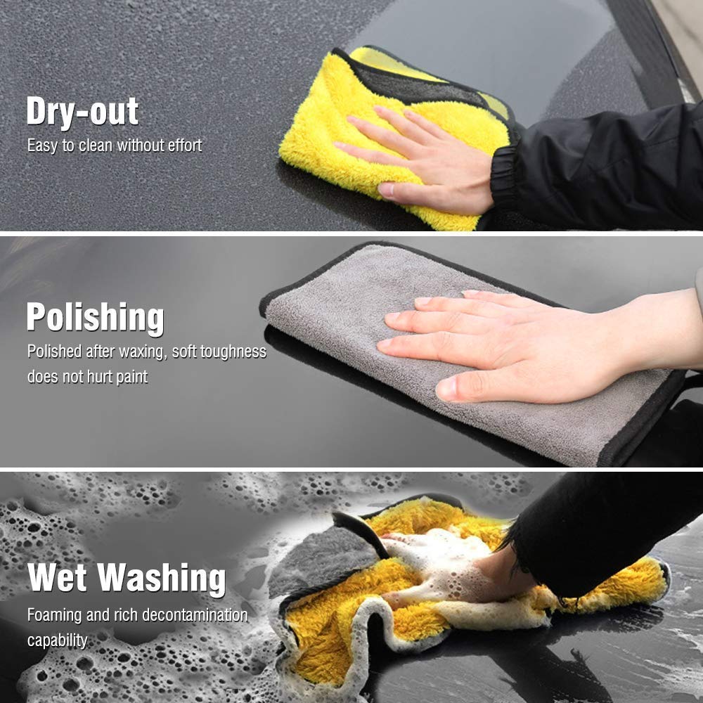 Heavy Microfiber Cloth for Car Cleaning (BIG SIZE) - Image 7