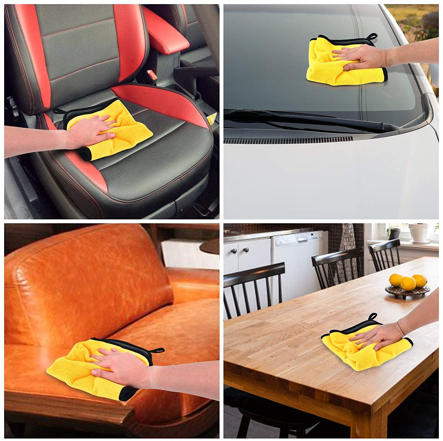 Heavy Microfiber Cloth for Car Cleaning (BIG SIZE) - Image 8