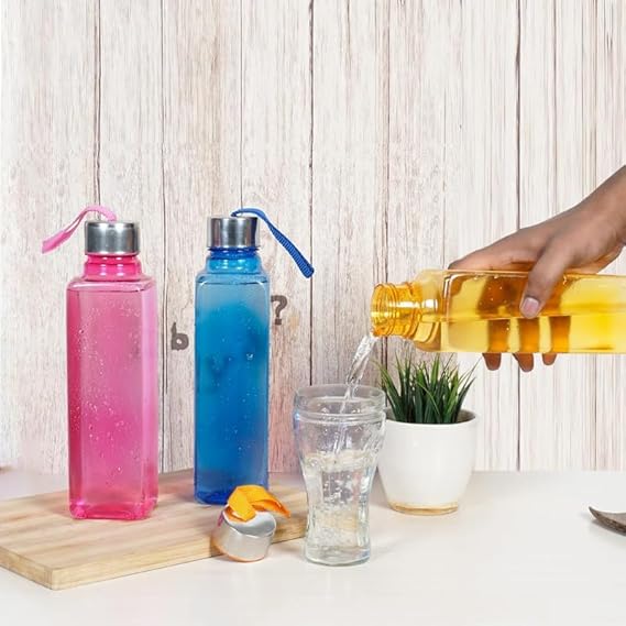 Square Shape Water Bottle (PACK OF 3) - Image 3