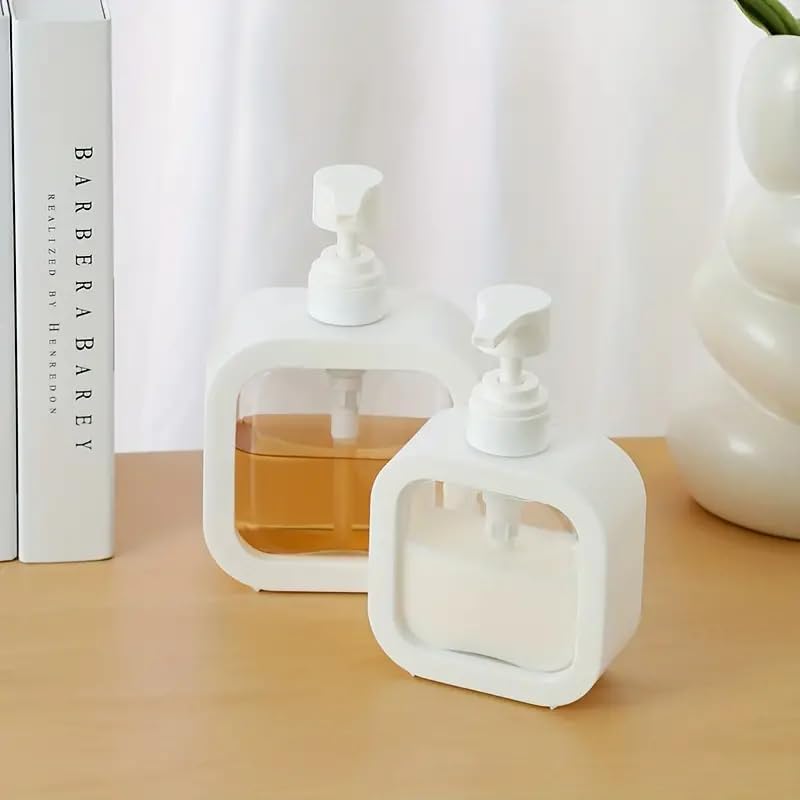 Square shape hand wash dispenser bottle