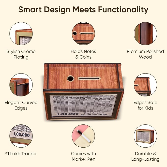 Wooden Piggy Bank - Image 4