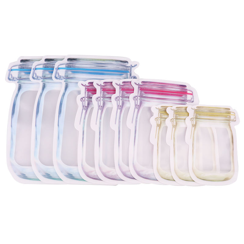 Mason Jar Ziplock Bags Storage (3pcs combo) - Image 4