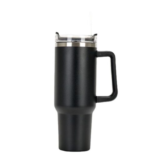 Tumbler with Handle Straw
