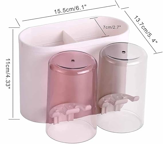 Toothbrush Holder with Mouthwash Cups - Image 8