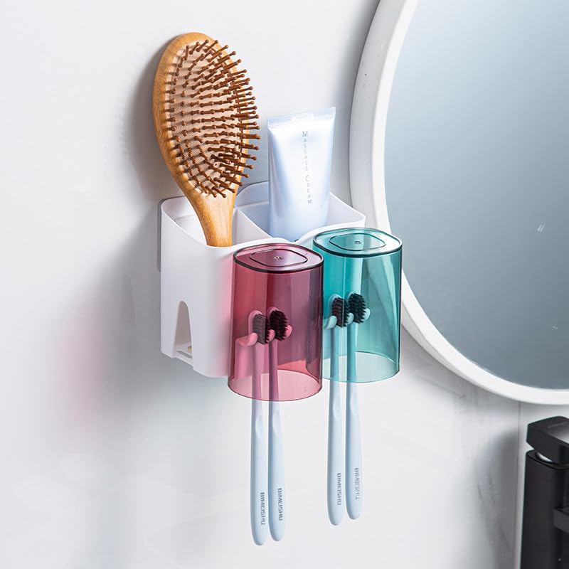 Toothbrush Holder with Mouthwash Cups - Image 6