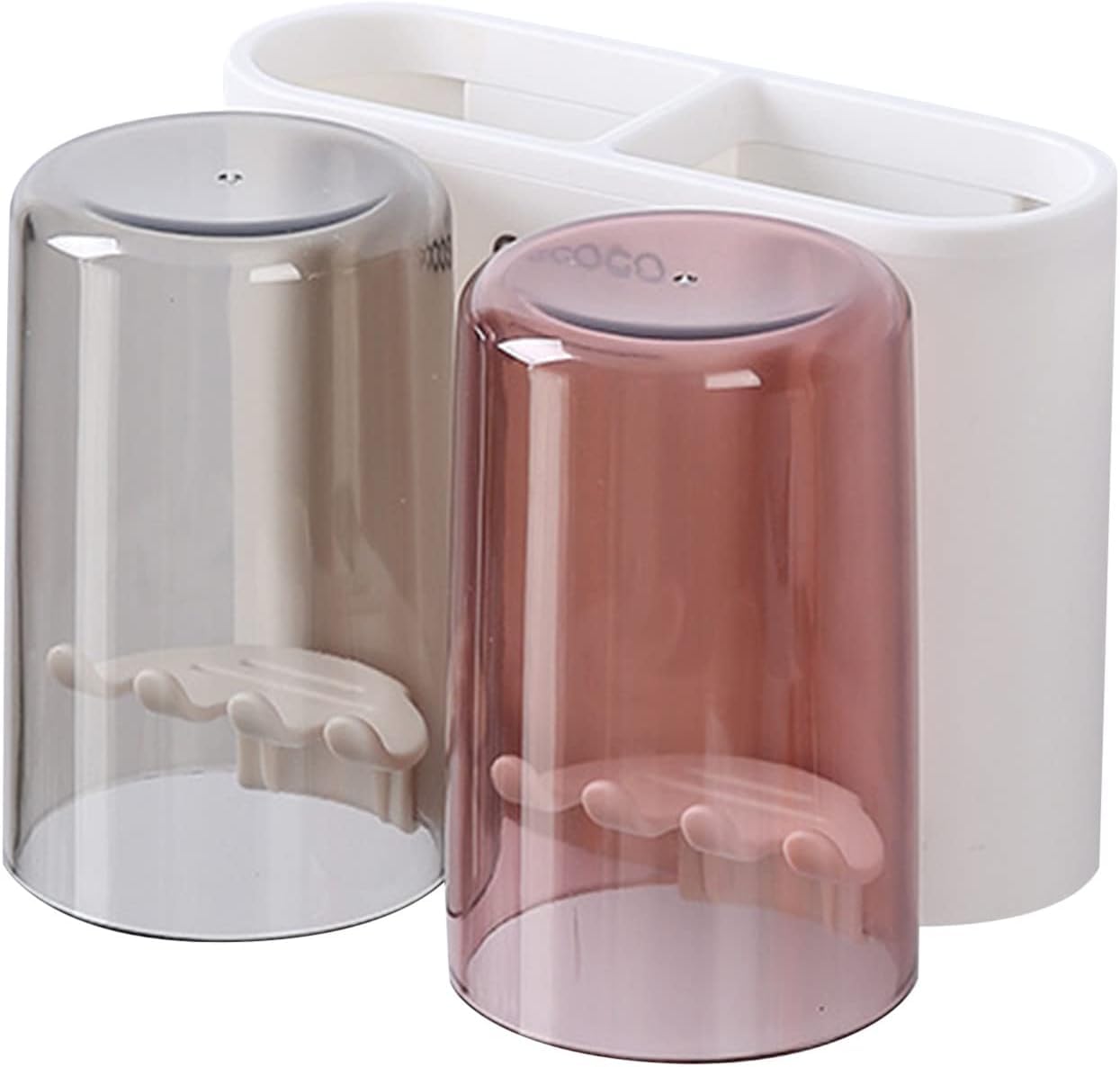 Toothbrush Holder with Mouthwash Cups - Image 4