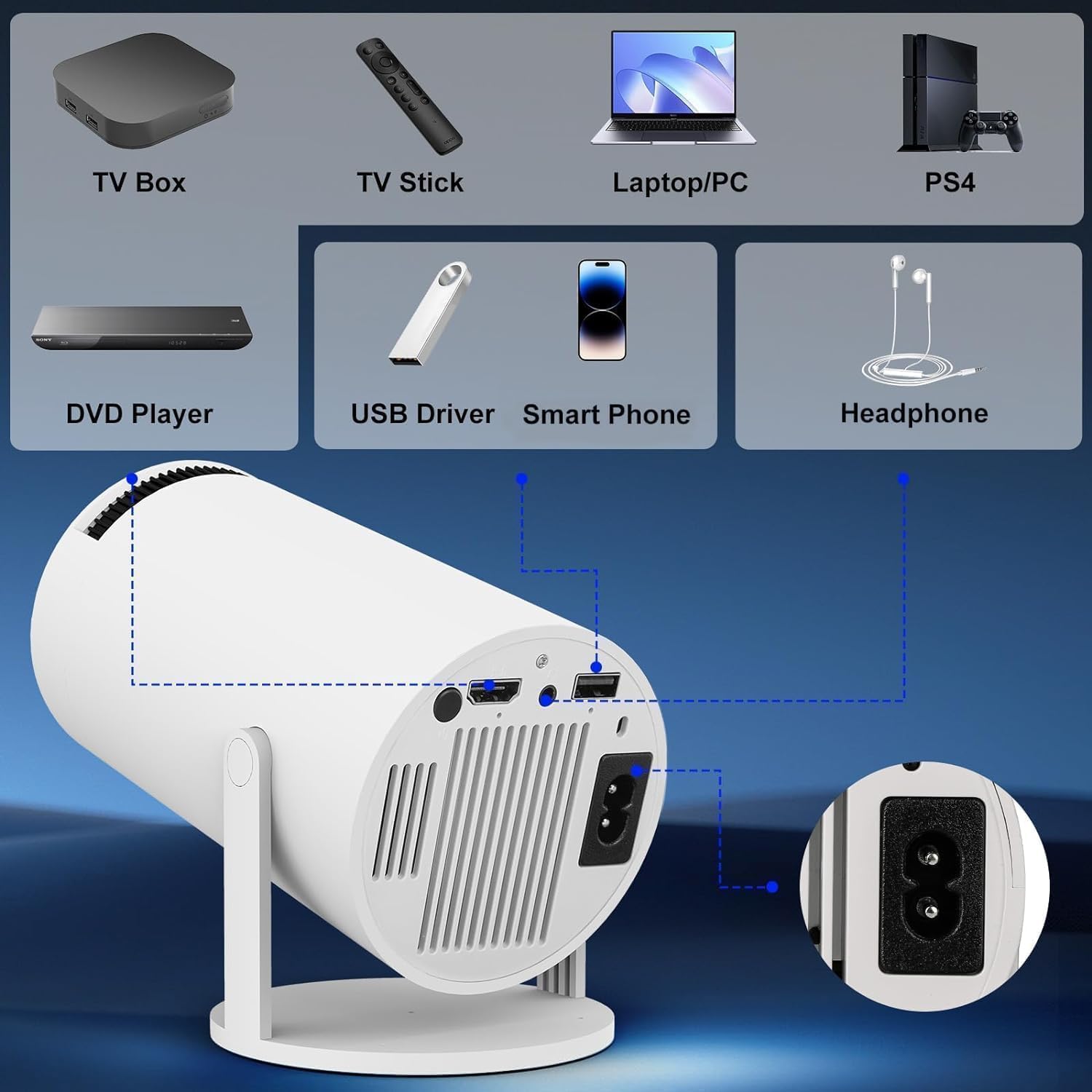 HD LED source multimedia projector - Image 5