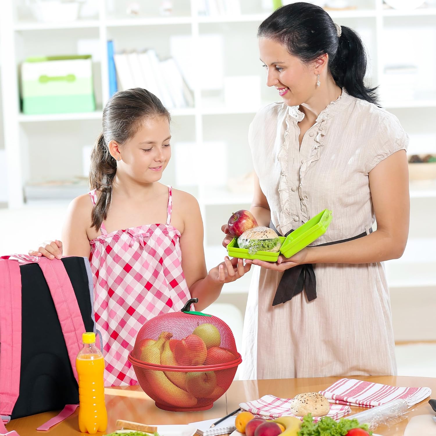 Apple Shape Net Fruits & Vegetables Basket - Image 7