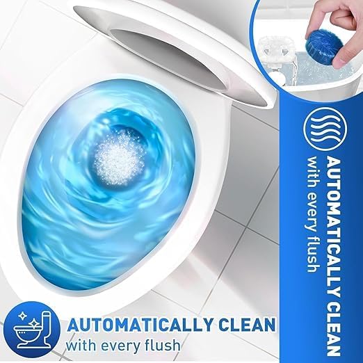 10 PCS Flush toilet bowl cleaner tablets - Image 6