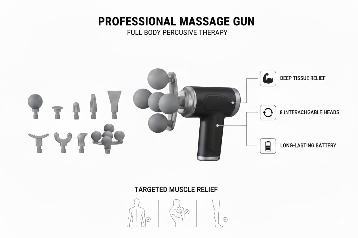 5 Ball Massage Gun - Image 6