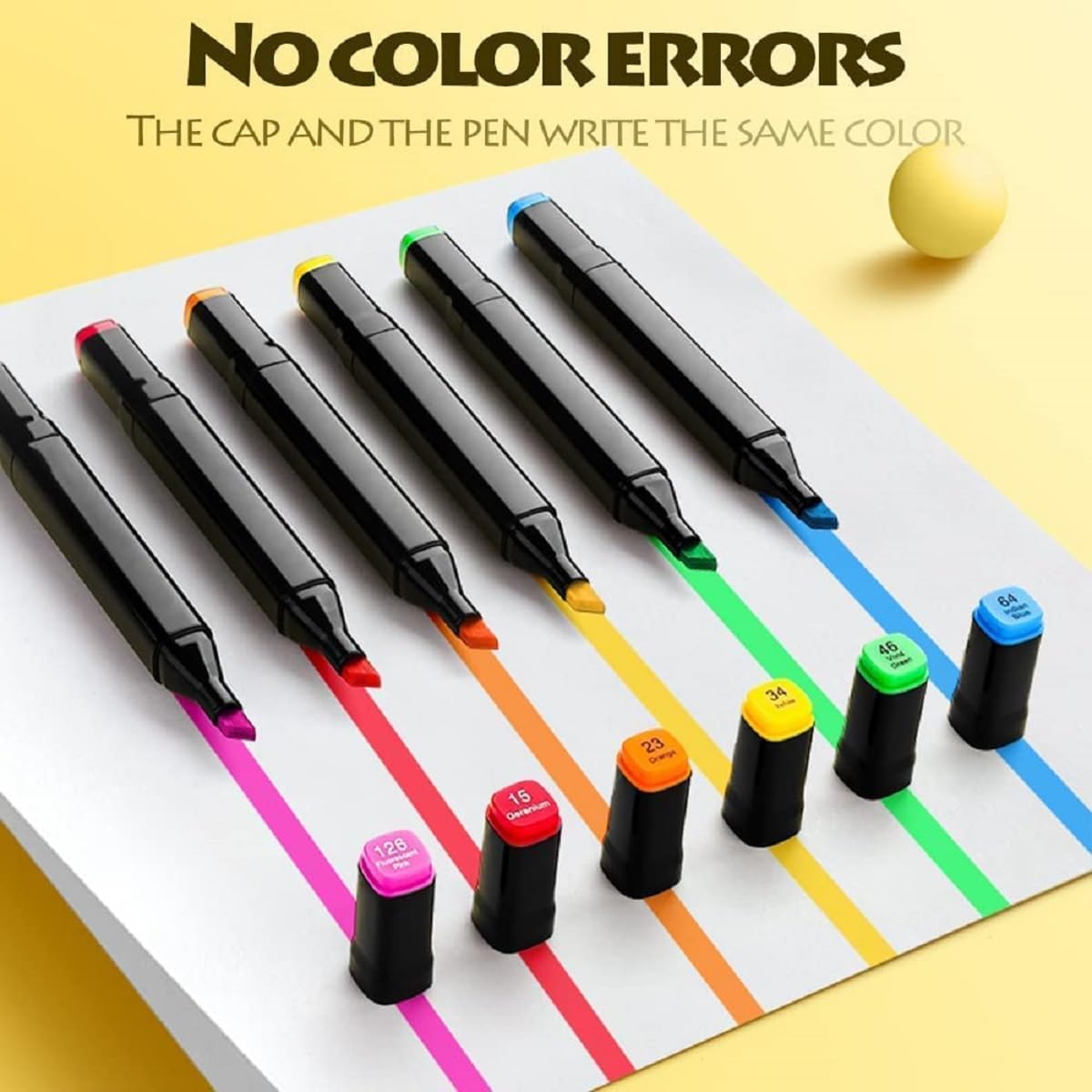 48 pcs color markers pen - Image 9
