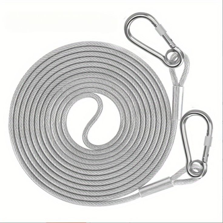 Silver Clothesline with Hooks (10 Meter) - Image 7