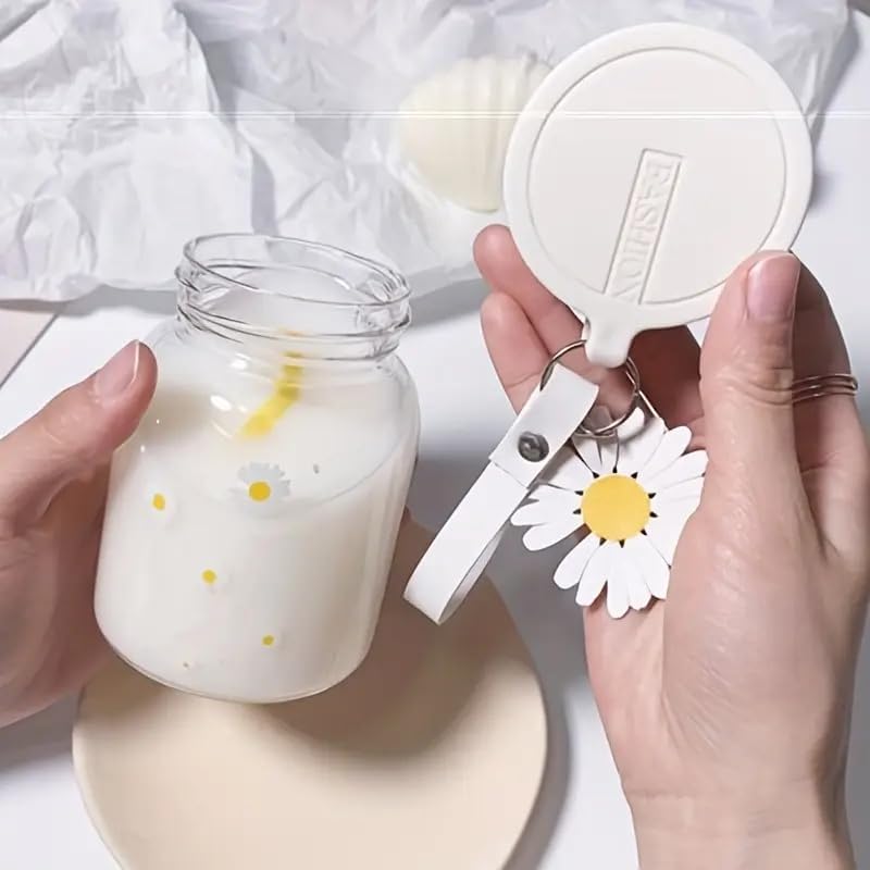 Sunflower Glass Bottle - Image 3